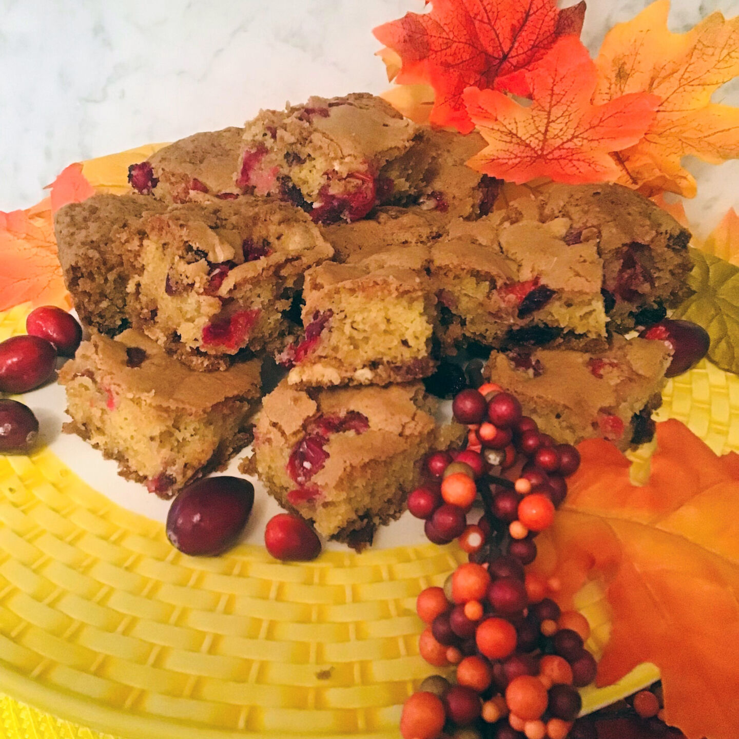 linda cranberry bars